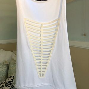 White tank top
